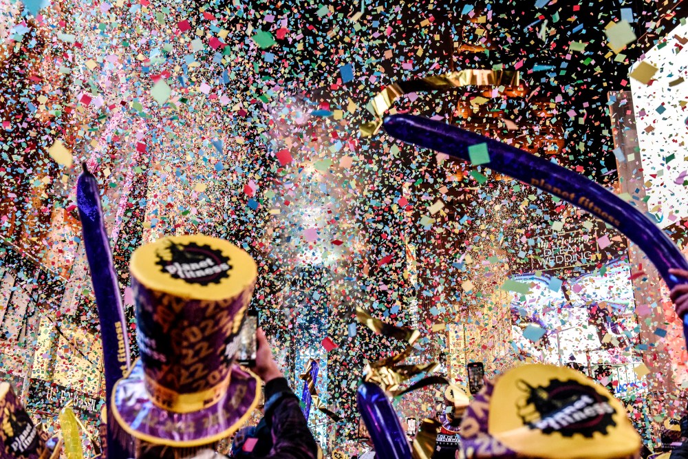 Times Square NYE Celebrations Return With Smaller Crowd For Vaccinated Revelers