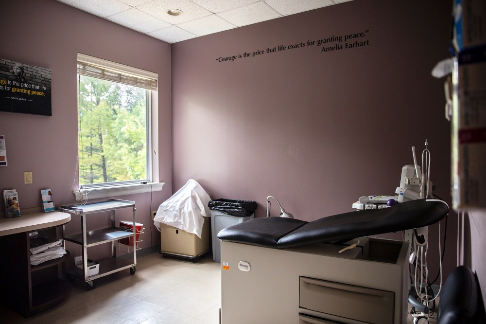 A surgical room at an abortion clinic in Texas