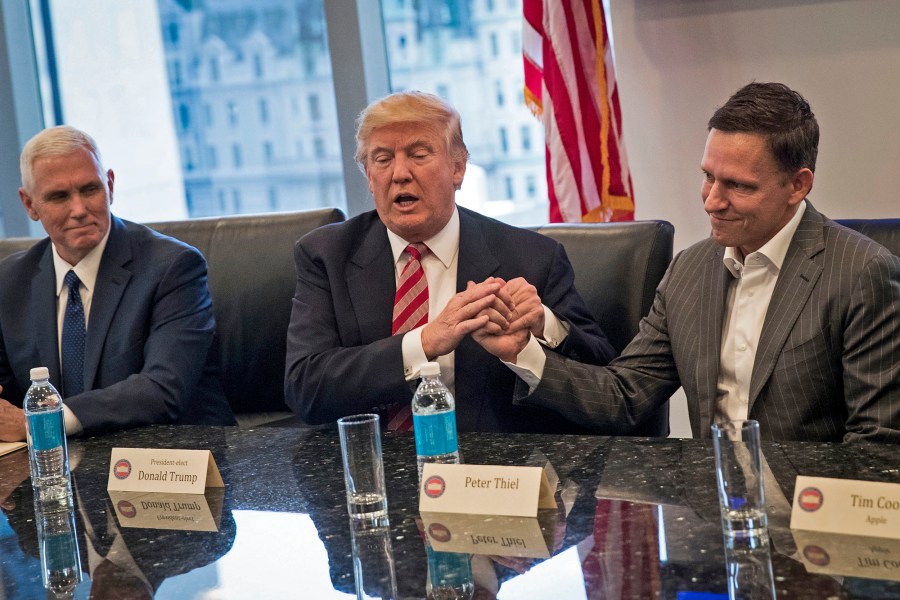 Trump Holds Summit With Technology Industry Leaders