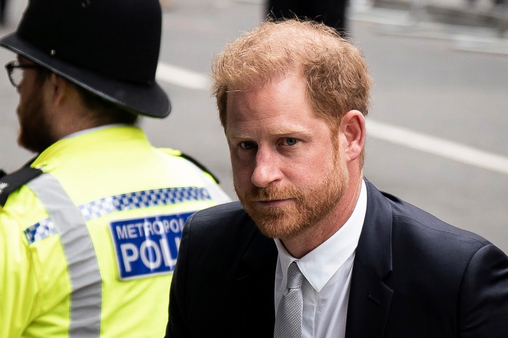 Prince Harry at the High Court in London