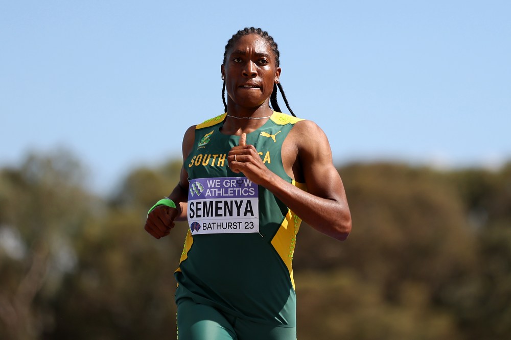 Caster Semenya during the 2023 World Cross Country Championships