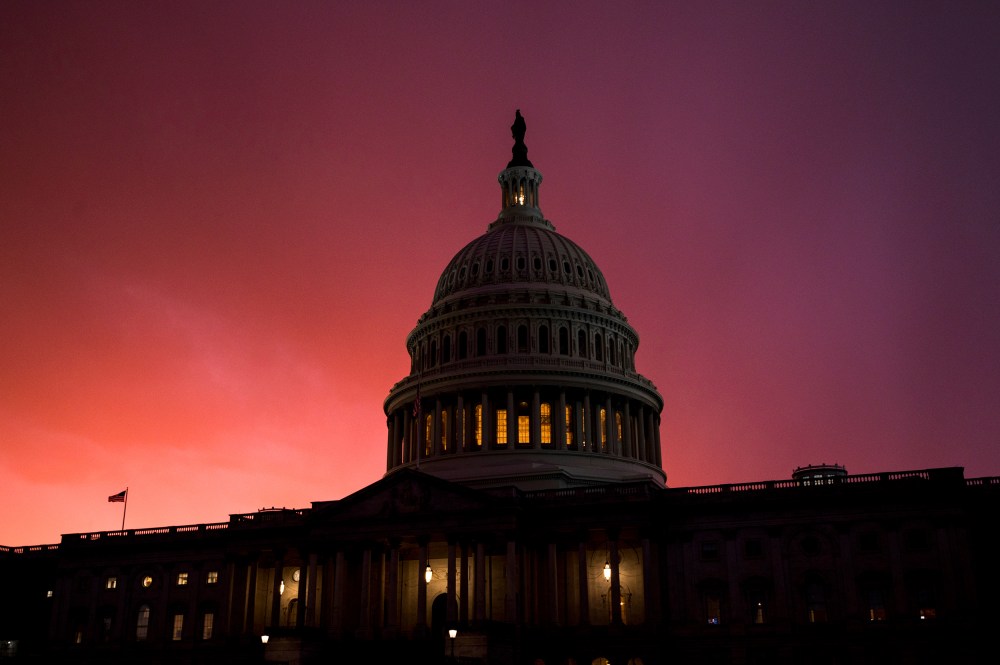 Capitol Dome Sunset at dusk