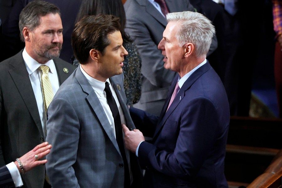 Rep. Kevin McCarthy and Rep. Matt Gaetz