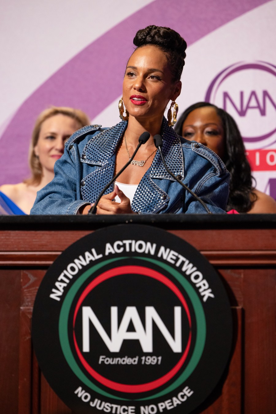 Alicia Keys is honored at National Action Network's 