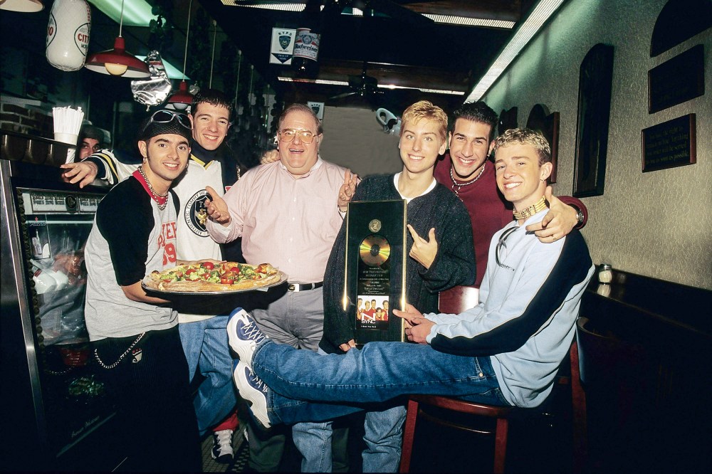 Lou Pearlman with N'Sync - 1996