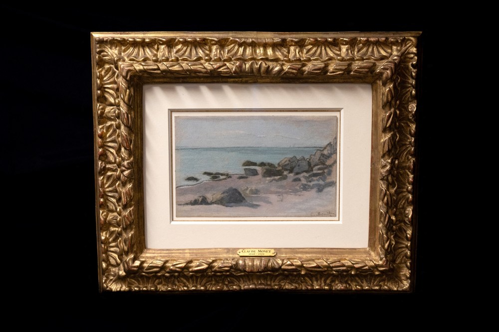 Claude Monet's pastel on paper, "Bord de Mer" or "Sea Side"