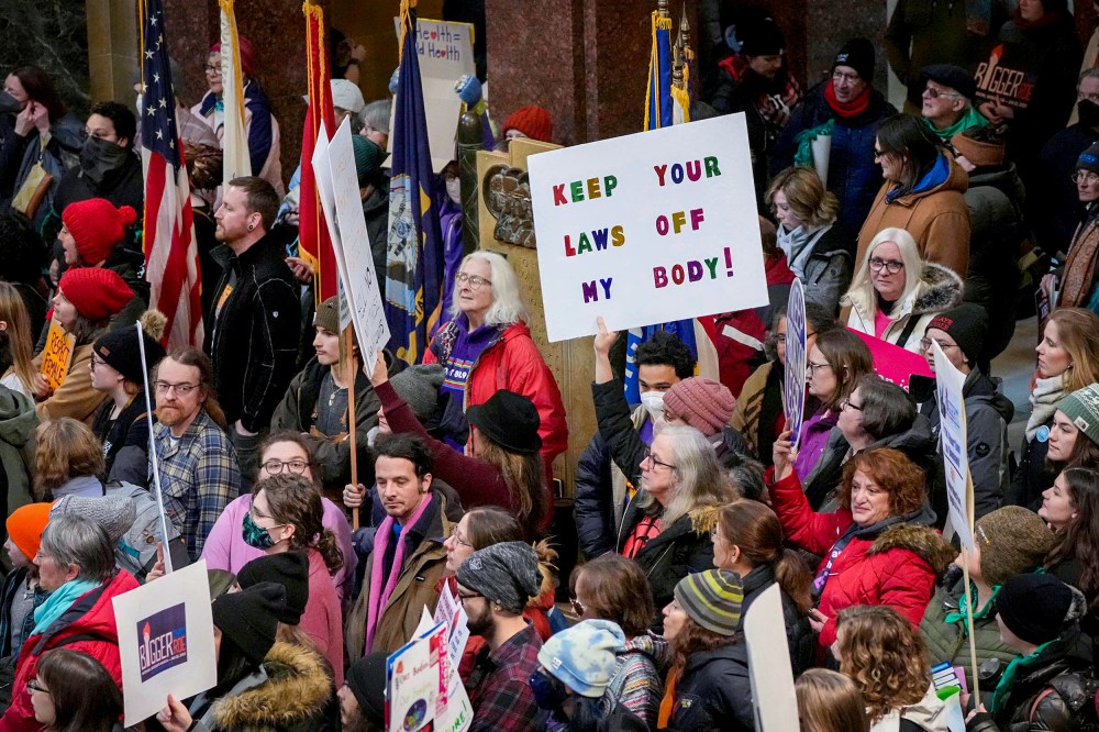 Protest at Wisconsin Capitol.