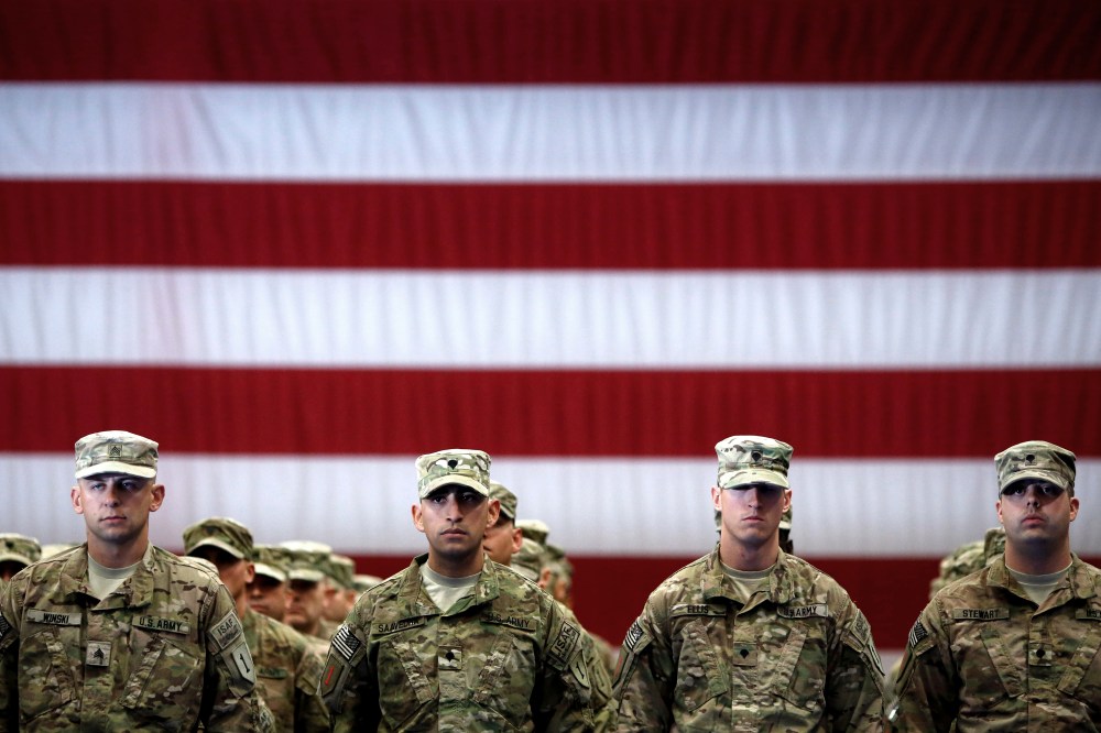 Soliders From Army's 3rd Brigade Return Home From Afghanistan To Fort Knox