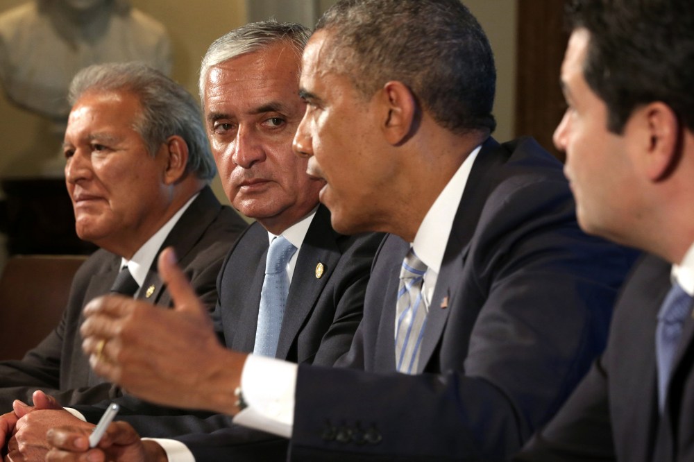 Obama Meets With Leaders Of Honduras, Guatemala And El Salvador At White House