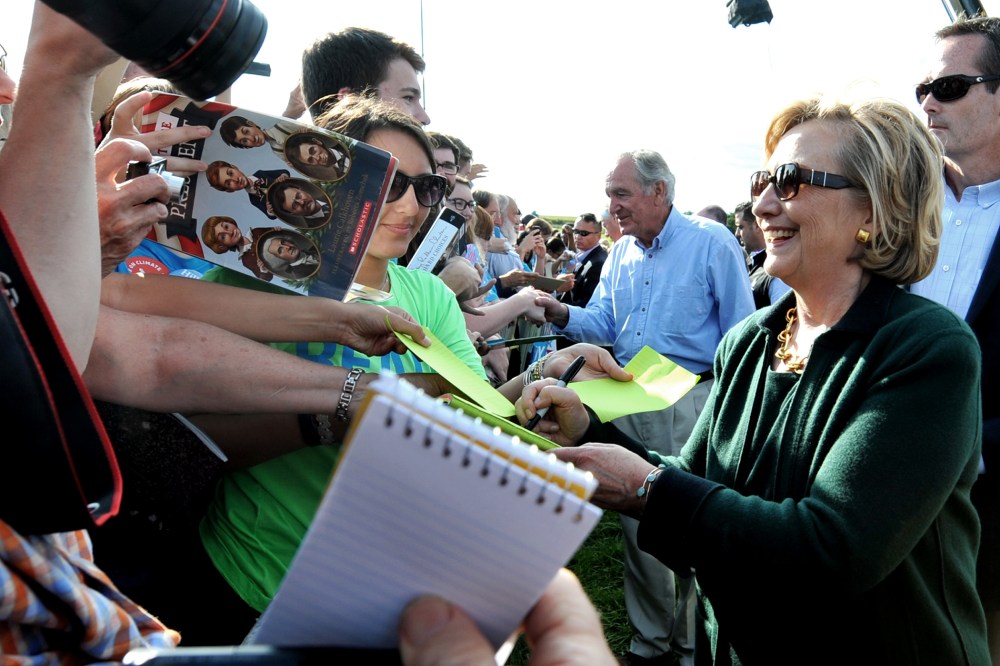 Hillary Clinton Attends Annual Tom Harkin Steak Fry In Iowa