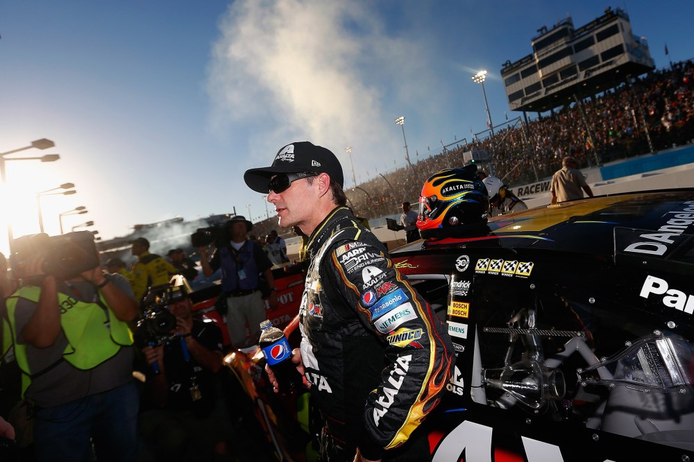 Jeff Gordon at Phoenix International Raceway on November 9, 2014 in Avondale, Arizona.