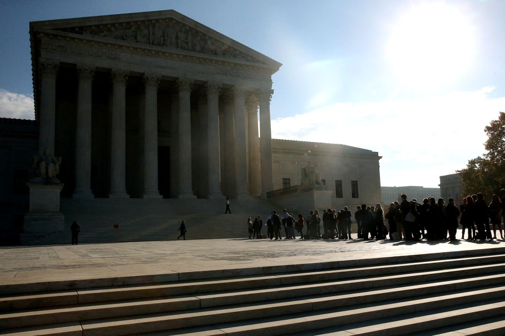 Supreme Court Hears Arguments In Alabama Gerrymandering Case