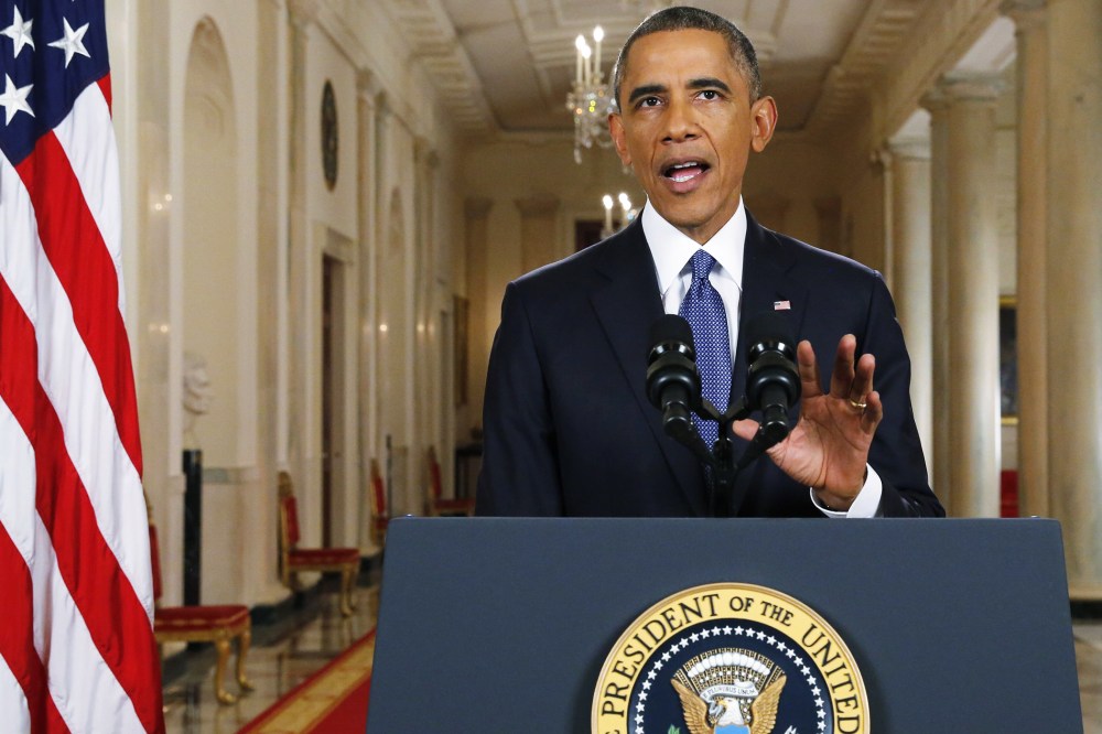 President Barack Obama announces executive actions on U.S. immigration policy during a nationally televised address from the White House, Nov. 20, 2014 in Washington, D.C. (Photo by Jim Bourg/Pool/Getty)