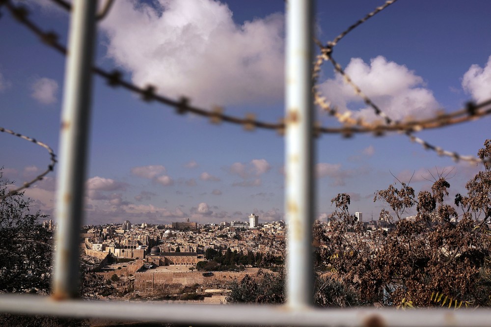 A view of the Old City in Jerusalem is seen on Nov/ 25, 2014 in Jerusalem, Israel. (Photo by Spencer Platt/Getty)