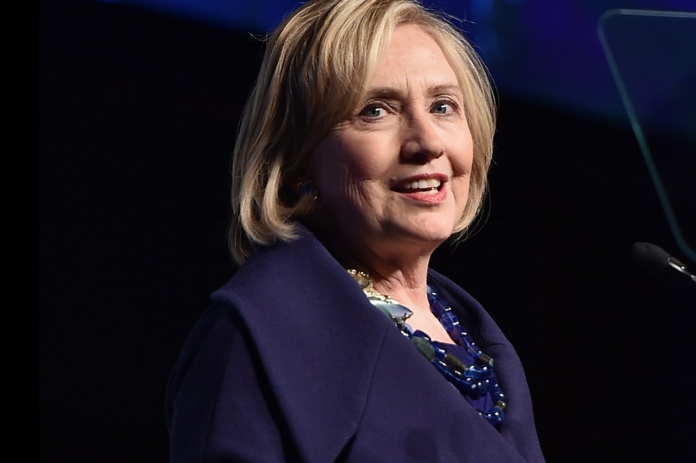 Hillary Rodham Clinton speaks on Dec. 16, 2014 in New York City. (Photo by Mike Coppola/Getty)