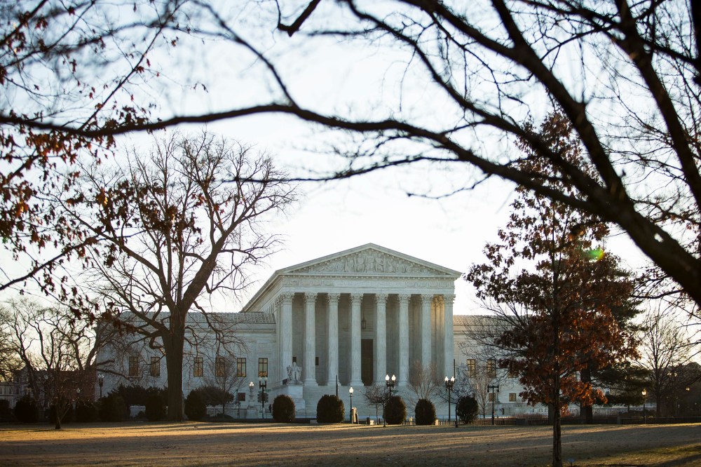 A view of the Supreme Court, Jan. 16, 2015 in Washington, D.C. (Photo by Drew Angerer/Getty)