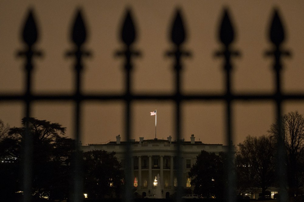 The south side of the White House is seen Jan. 26, 2015 in Washington, D.C. (Photo by Brendan Smialowski/AFP/Getty)