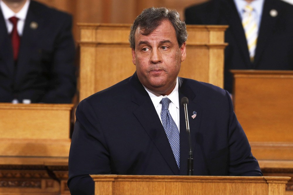 Chris Christie delivers the State of the State Address, Jan.14, 2014.