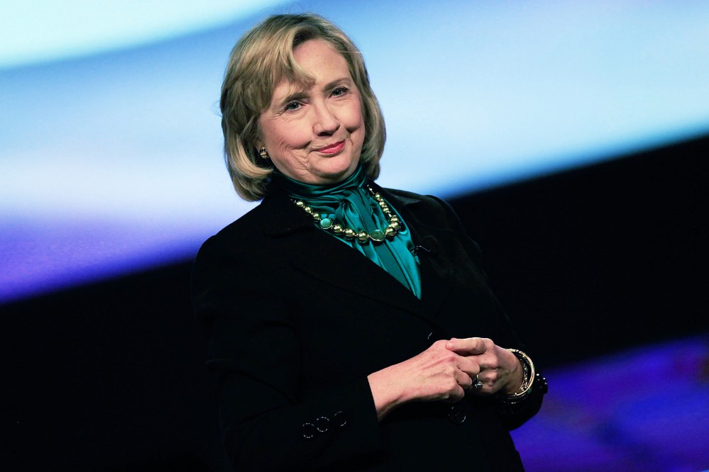 Hillary Clinton speaks at the 10th National Automobile Dealers Association Convention on Jan. 27, 2014.