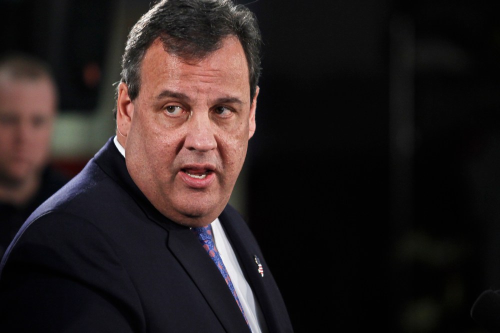 New Jersey Gov. Chris Christie speaks during a press conference on Feb. 4, 2014 in Keansburg, N.J.