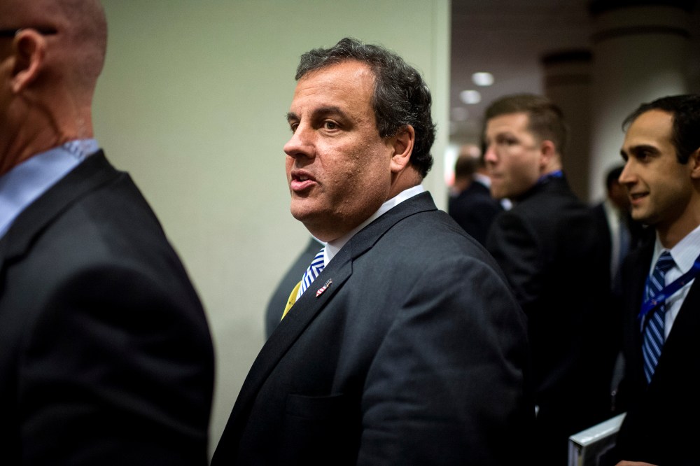 New Jersey Governor Chris Christie