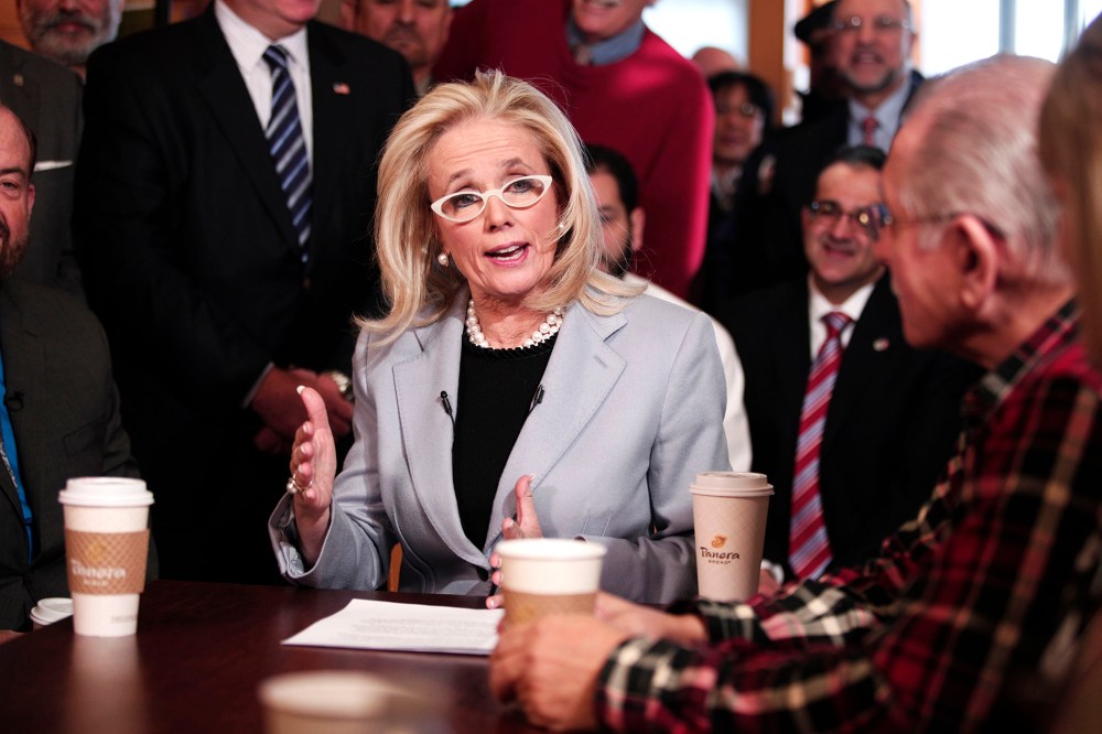 Debbi Dingell announces her candidacy for the Congressional seat left vacant by her husband, John Dingell, when he retires, Feb. 28, 2014, in Dearborn, Mich.