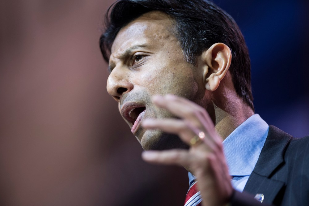 Louisiana Governor Bobby Jindal speaks during the American Conservative Union Conference March 6, 2014 in National Harbor, Maryland.