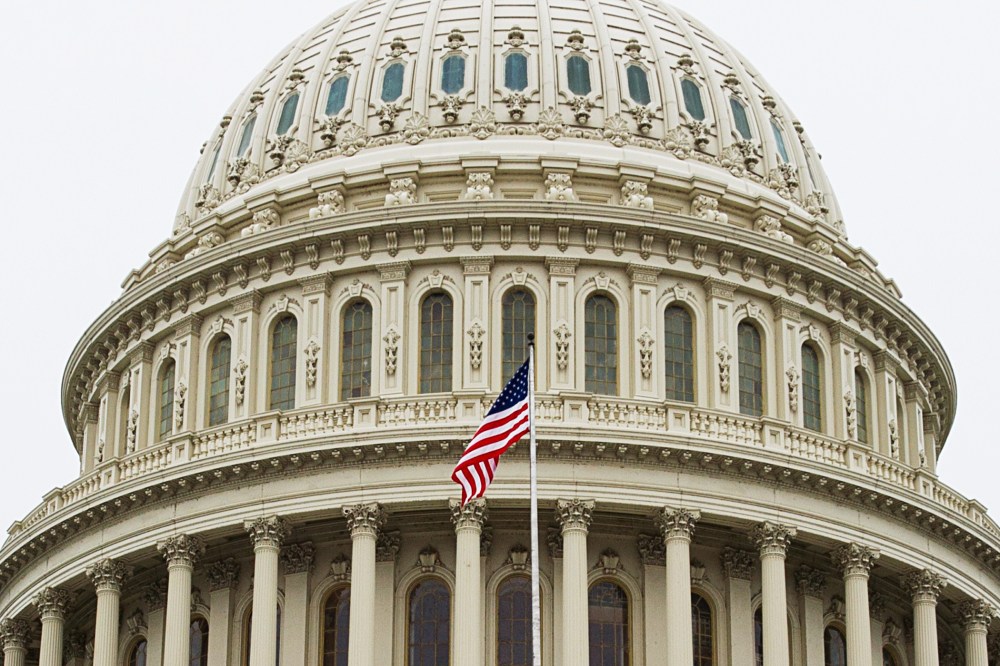 The dome of the US Capitol in Washington, DC, Mar. 19, 2014.
