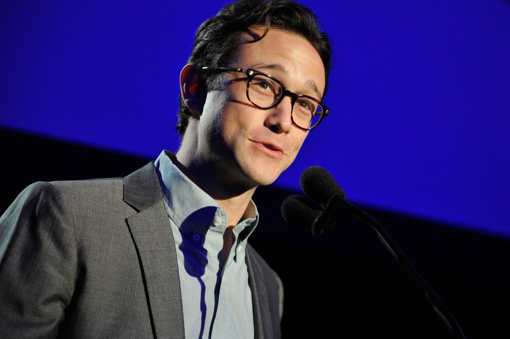 Actor Joseph Gordon-Levitt speaks onstage during an event on April 5, 2014 in Hollywood, Calif. (Photo by John Sciulli/Getty for Motion Picture & Television Fund)