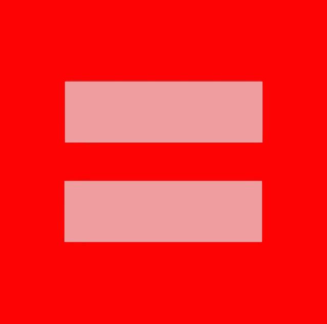 The Human Rights Campaign's new red version of its traditional logo is spreading like wildfire on social media.