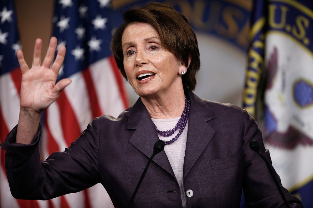 House Minority leader Rep. Nancy Pelosi (D-CA) during a press conference May 9, 2014 in Washington, D.C.