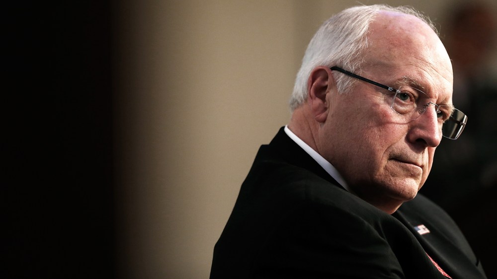 Former U.S. Vice President Dick Cheney listens during an event on May 12, 2014 in Washington, DC. (Photo by Win McNamee/Getty)
