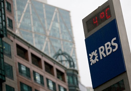 The Royal Bank of Scotland (RBS) London headquarters is pictured on February 28, 2013. (ANDREW COWIE/AFP/Getty Images)