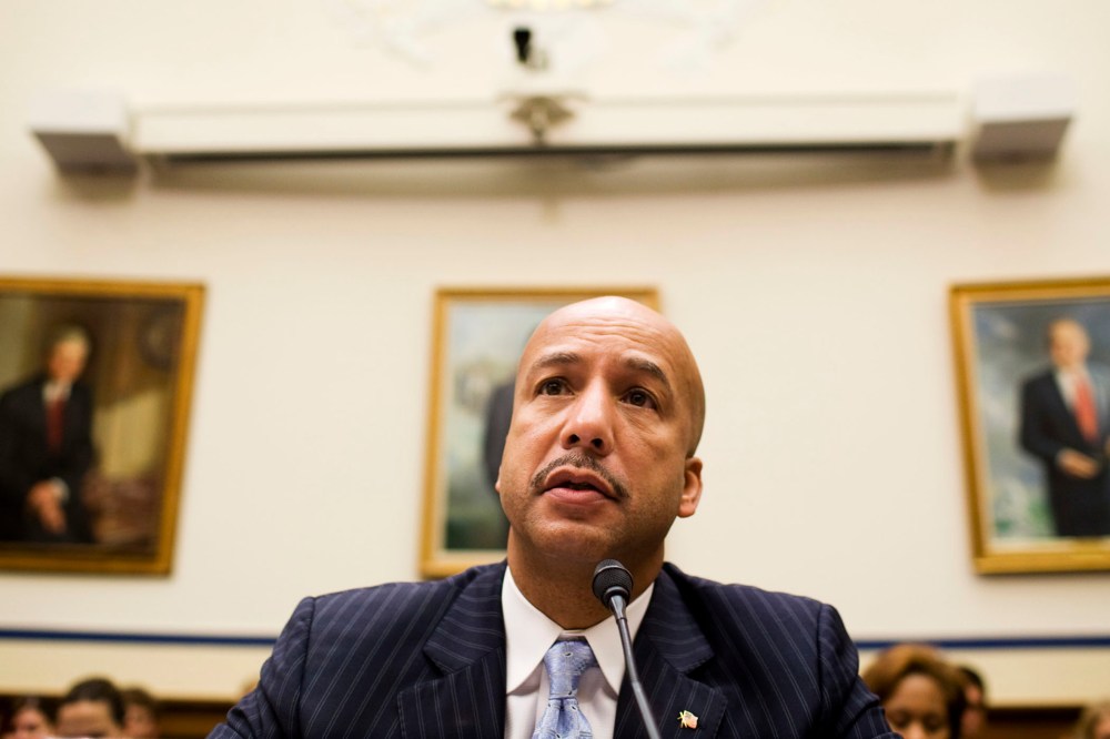 Former New Orleans mayor C. Ray Nagin testifies on Capitol Hill on Sept. 23, 2008.