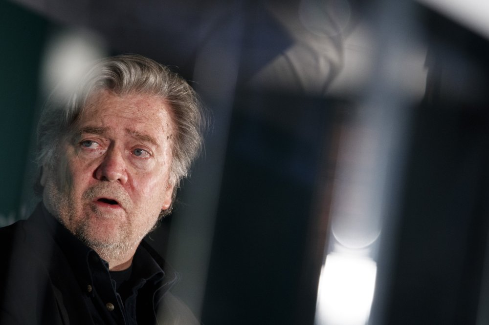 Image: Steve Bannon, Leon Panetta And David Petraeus Attend Conf. On Violent Extremism