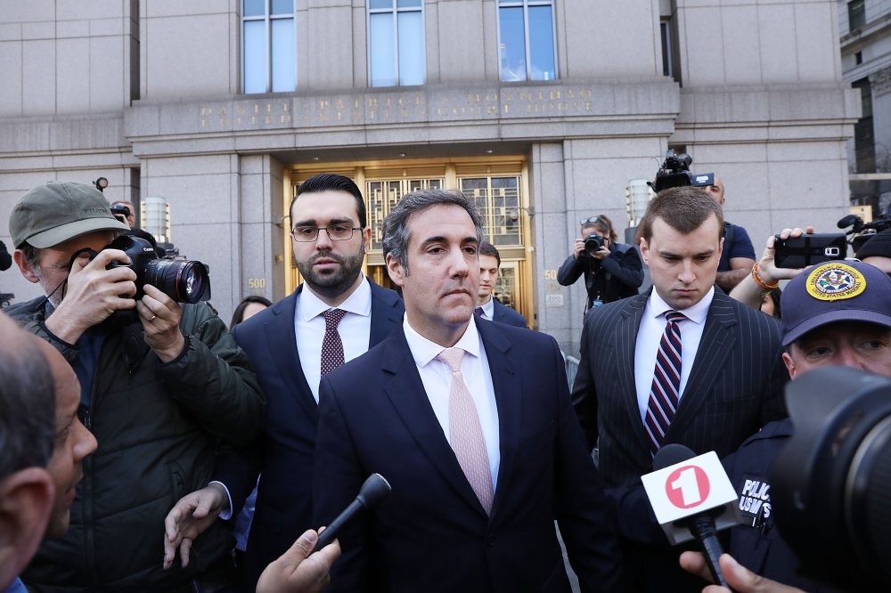 Image: *** BESTPIX *** US District Court Holds Hearing On Trump Lawyer Michael Cohen's Search Warrants
