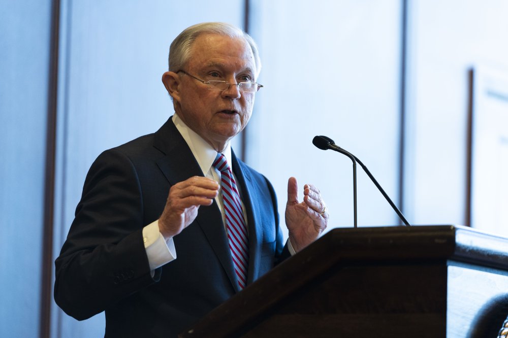 Image: AG Jeff Sessions Delivers Remarks On Immigration And Law Enforcement In PA