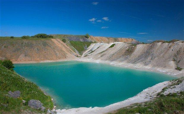 Is there deeper meaning to be found in painting a blue lagoon black?