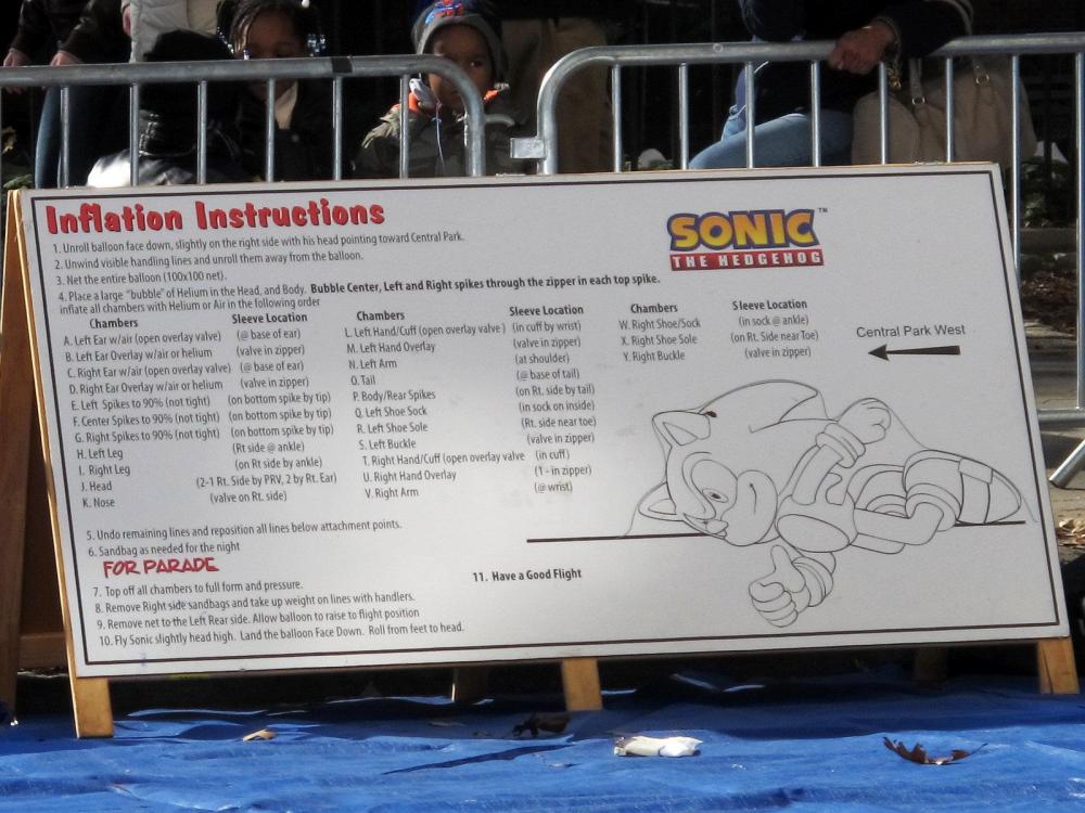 Insights on balloon parade logistics