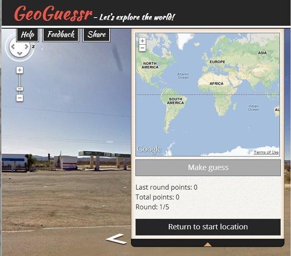 Find yourself with Geoguessr