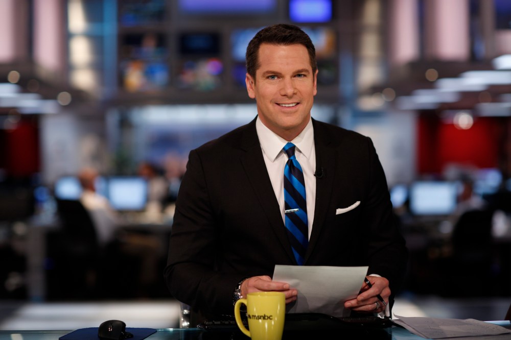 Thomas Roberts on set.