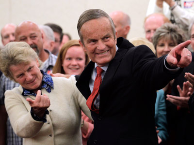 After being told by his own party to drop out of the race following his "legitimate rape" comments, Todd Akin is now garnering support from some unique characters on the campaign trail.