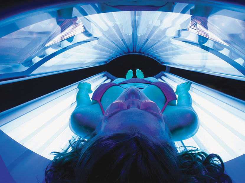A tanning bed in Indianapolis, Indiana. (PRNewsFoto/ETS Tan LLC/AP)
