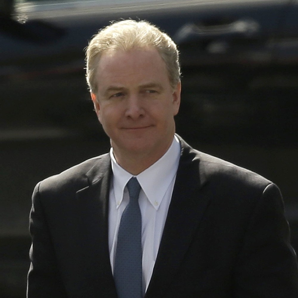 Rep. Chris Van Hollen, D-Md., ranking Democrat on the House Budget Committee, right, arrives at the West Wing of the White House in Washington, Thursday, March 7, 2013. President Barack Obama is having a private lunch with Van Hollen and committee...