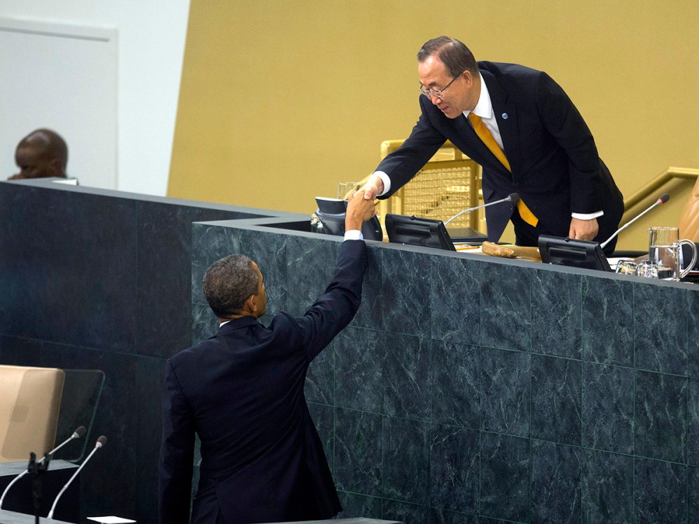 Barack Obama, Ban Ki-Moon, New York