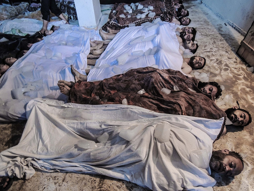 Aftermath of Chemical Weapon Attacks in Damascus, Syria - 21 Aug