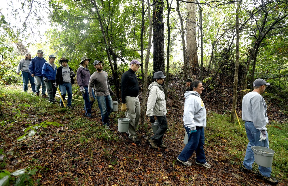 Furloughed employees from the Environmental Protection Agency
