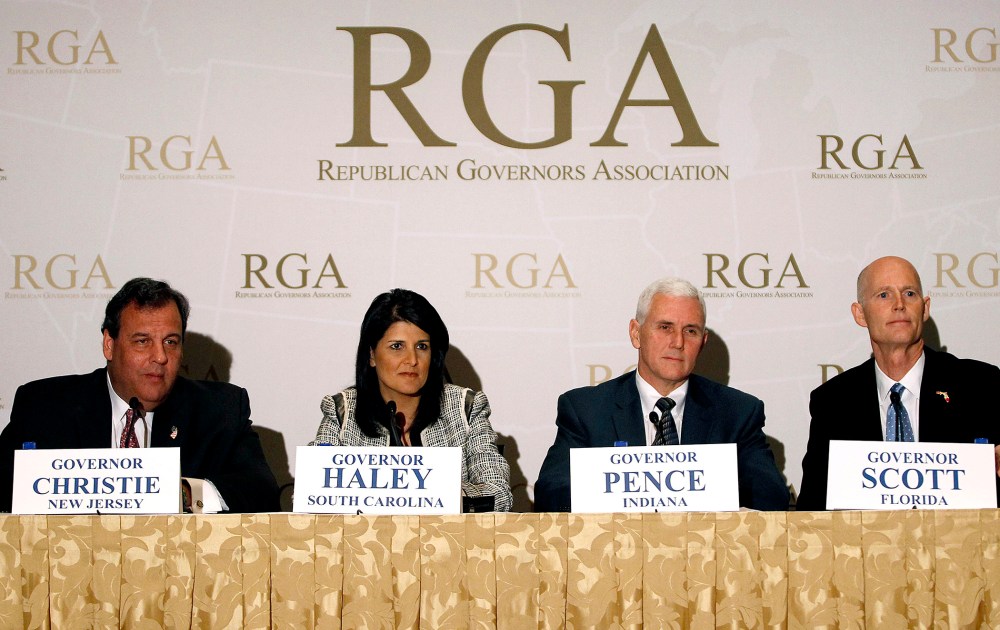 Chris Christie, Nikki Haley, Mike Pence, Rick Scott