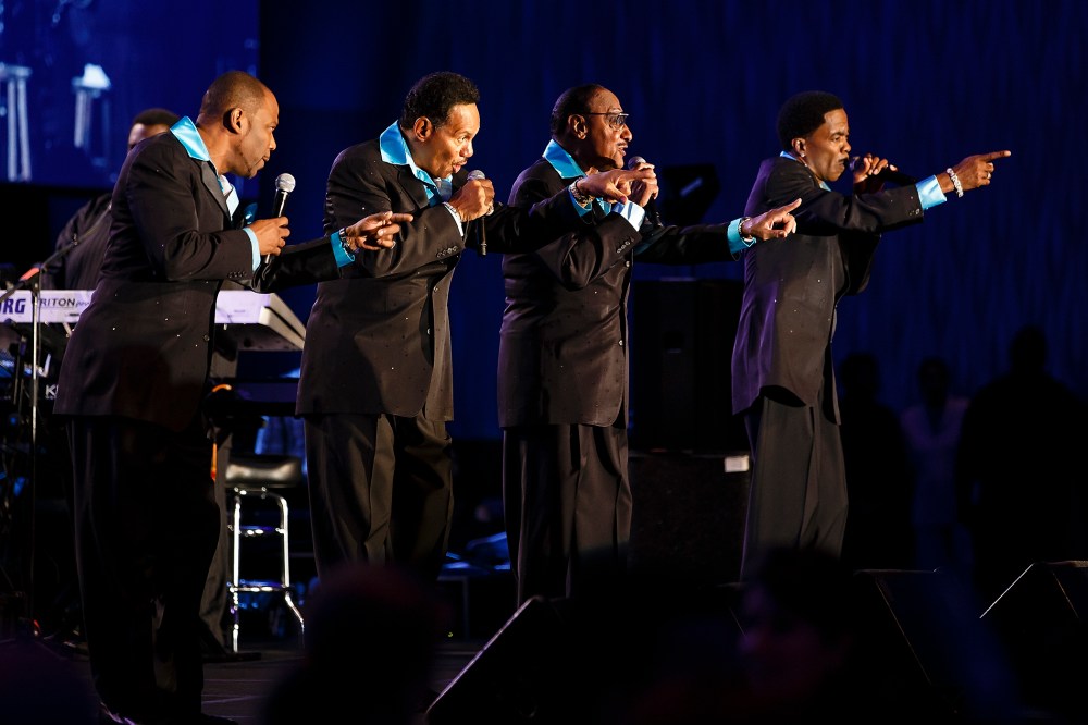 Motown legends The Four Tops perform at an event in Atlanta, Ga. on Oct. 17, 2013. (Photo by Paul Abell/AP for Boys & Girls Clubs of America)