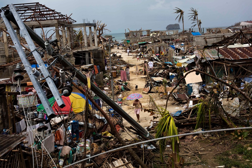 Typhoon Haiyan aftermath in the Philippines